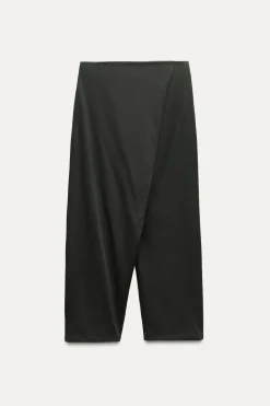 Sale PANTALÓN BAGGY CRUZADO HEAVY COTTON Mujer Pantalones