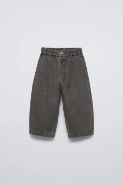 Niños ZARA 1½ - 6 Años·Pantalones|1½ - 6 Años·Pantalones / Leggings<PANTALÓN BAGGY EFECTO DENIM