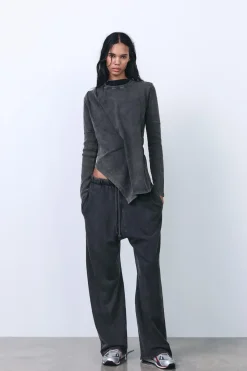 Clearance PANTALÓN BAGGY EFECTO LAVADO Mujer Pantalones|Sudaderas / Joggers