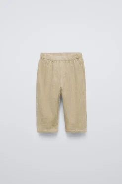 Niños ZARA 6 - 18 Meses·Pantalones / Leggings<PANTALÓN BAGGY PANA