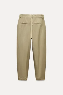 Hot PANTALÓN BAGGY PINZAS Mujer Pantalones