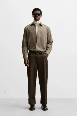 Outlet PANTALÓN BAJO CON VUELTA Hombre Pantalones