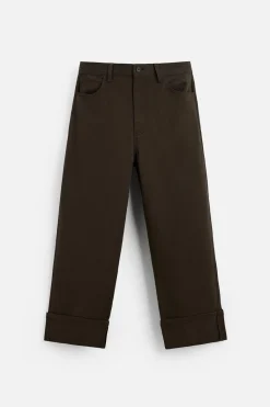 Outlet PANTALÓN BAJO CON VUELTA Hombre Pantalones