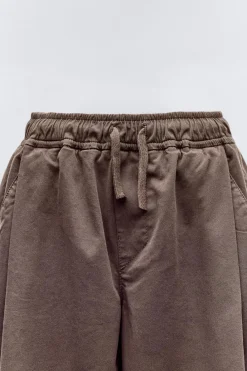 Niños ZARA 6 - 14 Años·Pantalones<PANTALÓN BALLOON FIT PLIEGUES