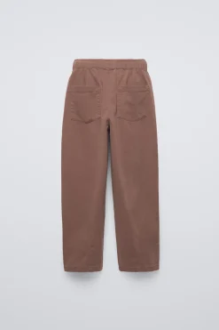 Niños ZARA 6 - 14 Años·Pantalones<PANTALÓN BALLOON FIT PLIEGUES