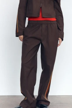 Hot PANTALÓN BANDA LATERAL Mujer Pantalones