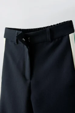 Niños ZARA 6 - 14 Años·Pantalones<PANTALÓN BANDA LATERAL