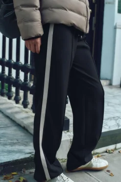 Fashion PANTALÓN BANDA LATERAL Mujer Pantalones|Sudaderas / Joggers