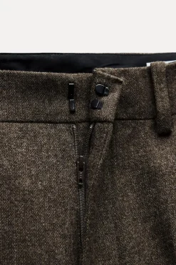 Hot PANTALÓN BANDA LATERAL CON LANA ZW COLLECTION Mujer Pantalones