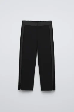 Niños ZARA 6 - 14 Años·Pantalones|6 - 14 Años·Total Look<PANTALÓN BANDA LATERAL SATINADA