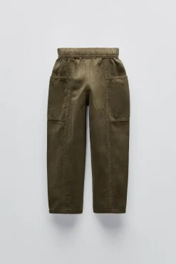 Niños ZARA 6 - 14 Años·Pantalones<PANTALÓN BARREL