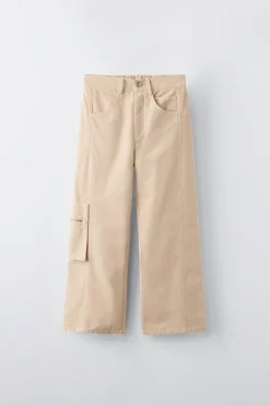 Niños ZARA 6 - 14 Años·Pantalones|6 - 14 Años·Total Look<PANTALÓN BOLSILLO CREMALLERA