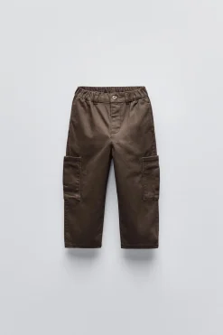 Niños ZARA 1½ - 6 Años·Pantalones / Leggings|6 - 18 Meses·Pantalones / Leggings<PANTALÓN BOLSILLOS