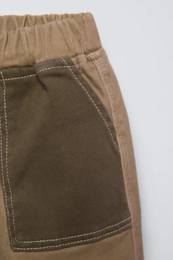 Niños ZARA 1½ - 6 Años·Pantalones|1½ - 6 Años·Pantalones / Leggings<PANTALÓN BOLSILLOS CONTRASTE