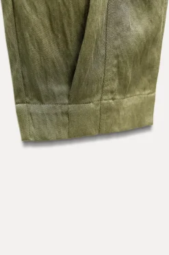 Discount PANTALÓN BOMBACHO EFECTO ARRUGADO Mujer Pantalones