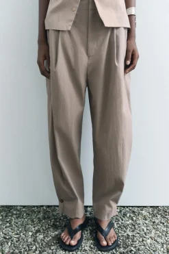 Discount PANTALÓN BOTÓN BAJO ZW COLLECTION Mujer Pantalones