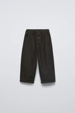 Niños ZARA 1½ - 6 Años·Pantalones|1½ - 6 Años·Pantalones / Leggings<PANTALÓN BOTONES