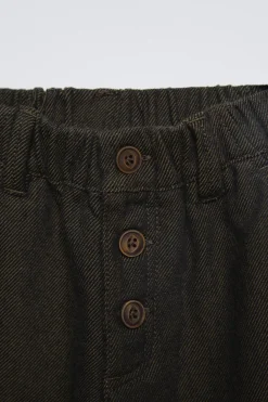 Niños ZARA 1½ - 6 Años·Pantalones|1½ - 6 Años·Pantalones / Leggings<PANTALÓN BOTONES