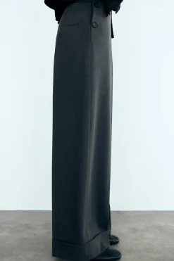 Hot PANTALÓN BOTONES Mujer Pantalones