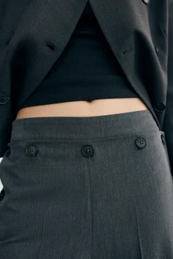 Hot PANTALÓN BOTONES Mujer Pantalones