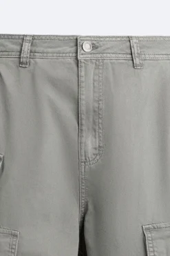 Hot PANTALÓN CARGO BOLSILLOS Hombre Pantalones|Cargo