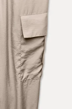 Clearance PANTALÓN CARGO CINTURA ELÁSTICA Mujer Pantalones
