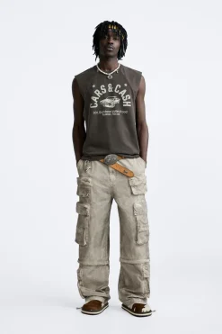 New PANTALÓN CARGO DESMONTABLE X TWOJEYS LIMITED EDITION Hombre Pantalones|Cargo