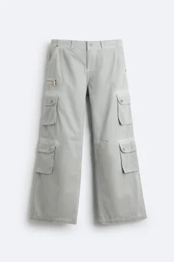 Fashion PANTALÓN CARGO OVERDYED Hombre Pantalones|Cargo