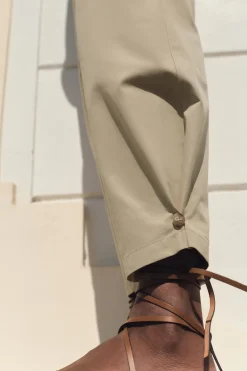 Fashion PANTALÓN CARGO PAPERBAG CINTURÓN Mujer Pantalones