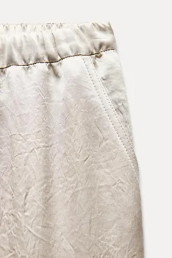 Clearance PANTALÓN CARGO SATINADO ZW COLLECTION Mujer Pantalones