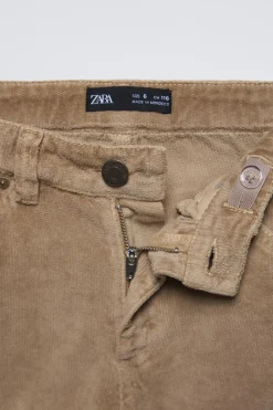 Niños ZARA 6 - 14 Años·Pantalones<PANTALÓN CARPENTE PANA