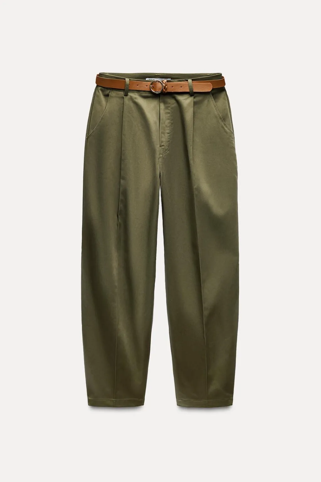 Clearance PANTALÓN CHINO BAGGY CINTURÓN Mujer Pantalones