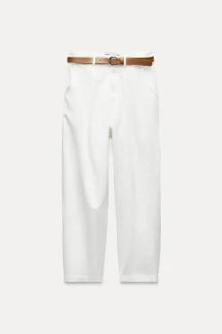 Clearance PANTALÓN CHINO CINTURÓN Mujer Pantalones