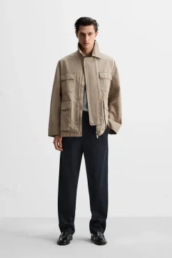 Online PANTALÓN CHINO PLIEGUES Hombre Pantalones