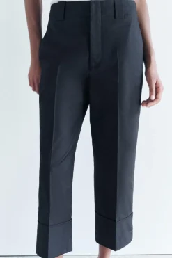 Clearance PANTALÓN CHINO VUELTA BAJO ZW COLLECTION Mujer Pantalones