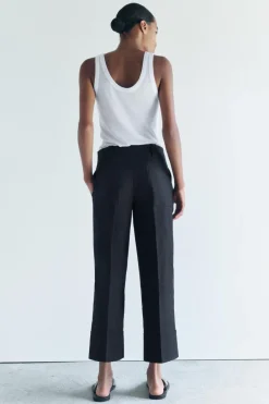 Clearance PANTALÓN CHINO VUELTA BAJO ZW COLLECTION Mujer Pantalones