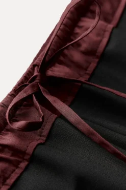 New PANTALÓN CINTURA CONTRASTE ZW COLLECTION Mujer Pantalones