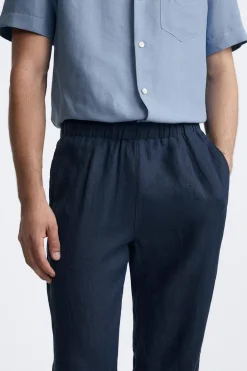Sale PANTALÓN CINTURA JOGGER 100% LINO Hombre Pantalones