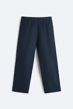 Sale PANTALÓN CINTURA JOGGER 100% LINO Hombre Pantalones