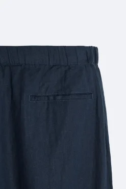 Sale PANTALÓN CINTURA JOGGER 100% LINO Hombre Pantalones