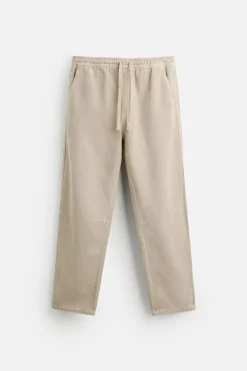 Sale PANTALÓN CINTURA JOGGER LAVADO Hombre Pantalones