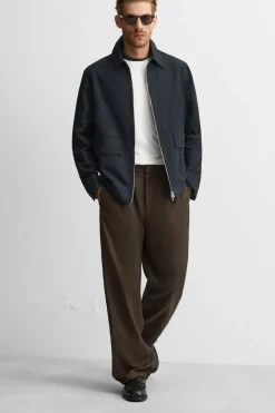 Hot PANTALÓN CINTURA JOGGER PLIEGUES Hombre Pantalones