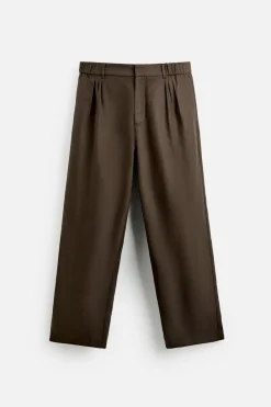Hot PANTALÓN CINTURA JOGGER PLIEGUES Hombre Pantalones
