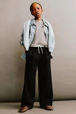 Niños ZARA 6 - 14 Años·Pantalones<PANTALÓN CINTURILLA DOBLE