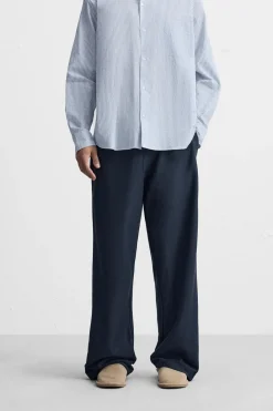 Sale PANTALÓN CINTURÓN CONTRASTE Hombre Pantalones