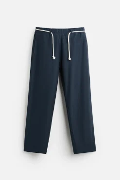 Sale PANTALÓN CINTURÓN CONTRASTE Hombre Pantalones