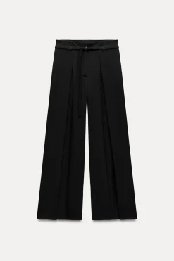 Discount PANTALÓN CINTURÓN FINO Mujer Pantalones