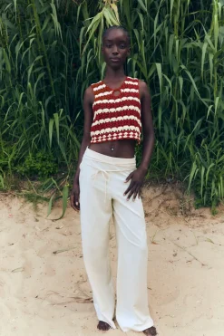 Fashion PANTALÓN CINTURÓN FULL LENGTH Mujer Pantalones