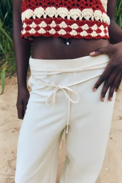 Fashion PANTALÓN CINTURÓN FULL LENGTH Mujer Pantalones