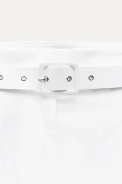 Best PANTALÓN CINTURÓN PINZAS Mujer Pantalones